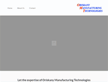 Tablet Screenshot of oriskanymfg.com